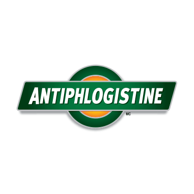 Plus de renseignements sur Antiphlogistine. Logo Antiphlogistine.