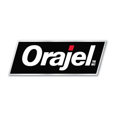 More information about Orajel. Orajel logo.