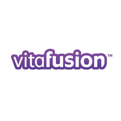 Plus de renseignements sur Vitafusion. Logo Vitafusion.